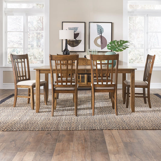 7 Piece Rectangular Table Set