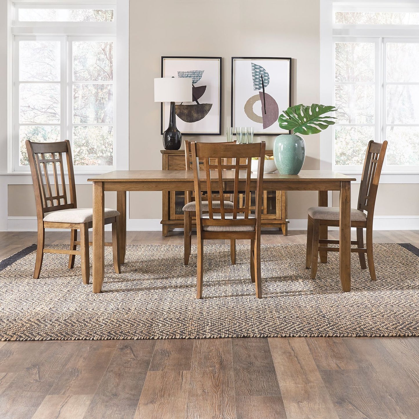 5 Piece Rectangular Table Set