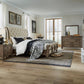 Queen Sleigh Bed, Dresser & Mirror, Night Stand