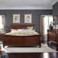 King Sleigh Bed, Dresser & Mirror, Night Stand