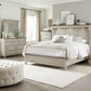 King Mantle Bed, Dresser & Mirror, Chest