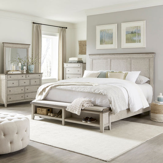 Queen Storage Bed, Dresser & Mirror, Chest