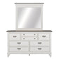 Allyson Park - King California Panel Bed, Dresser & Mirror, Chest