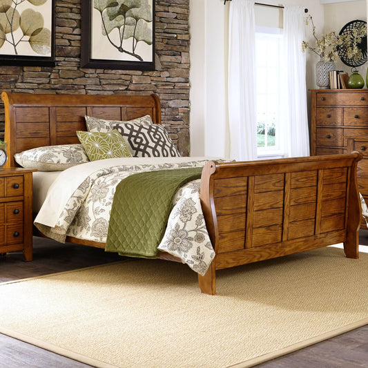King California Sleigh Bed