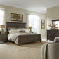 King Panel Bed, Dresser & Mirror, Night Stand