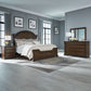 King California Poster Bed, Dresser & Mirror, Night Stand