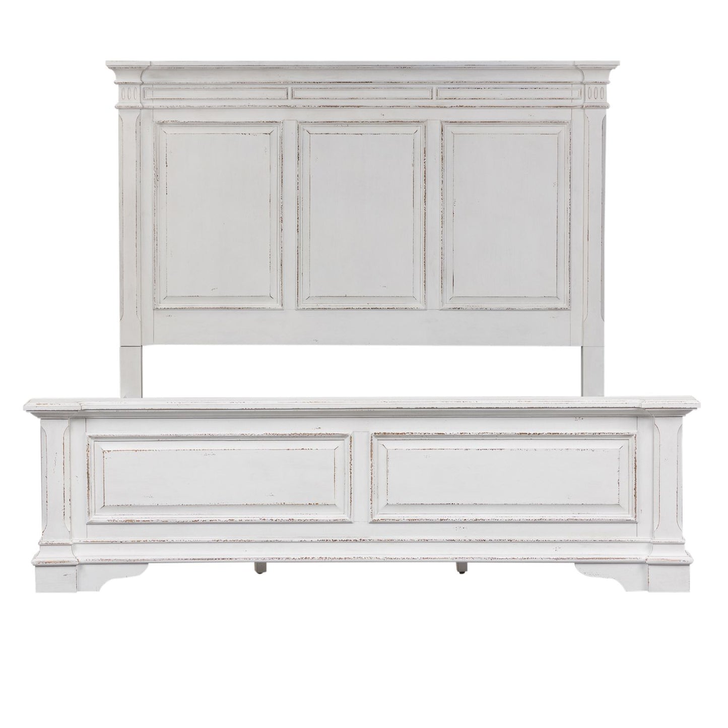King California Panel Bed, Dresser & Mirror, Chest