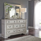 King California Sleigh Bed, Dresser & Mirror, Chest, Night Stand
