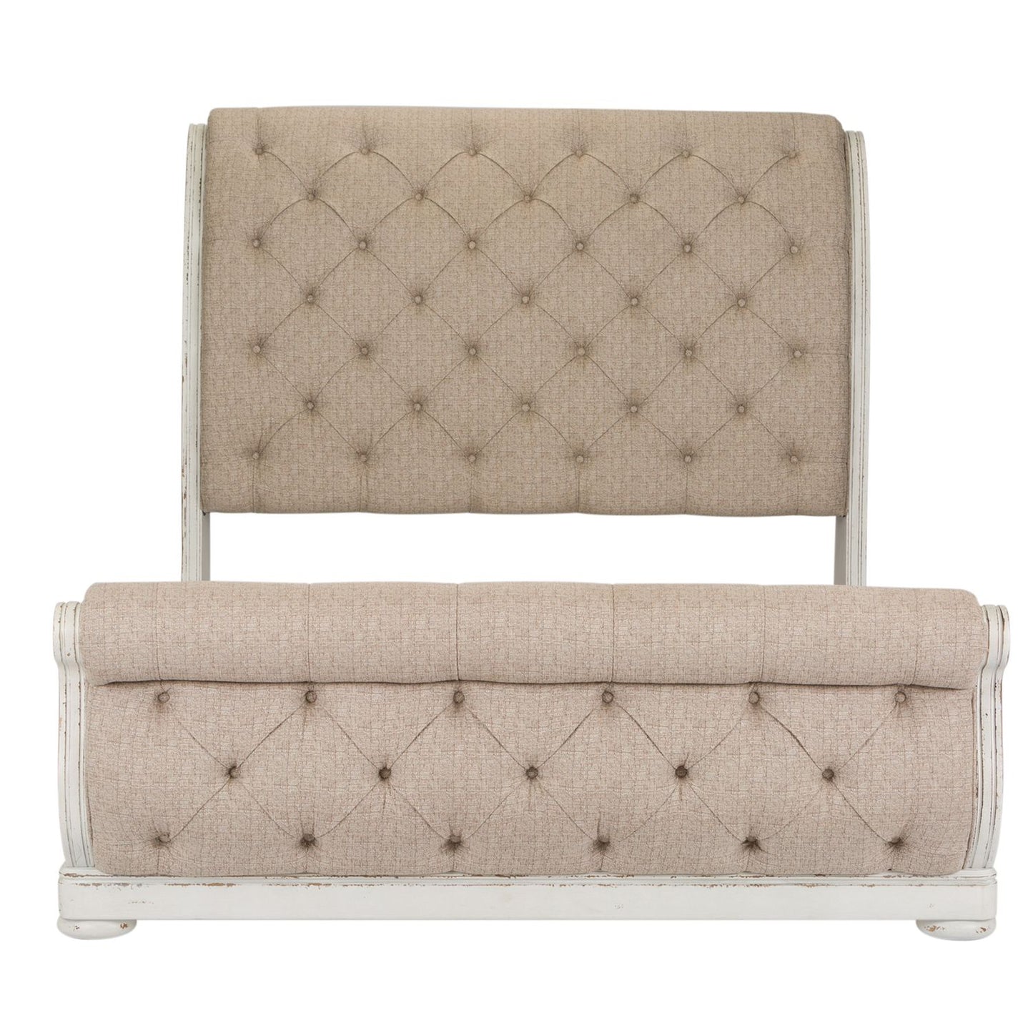 King California Sleigh Bed, Dresser & Mirror, Chest, Night Stand