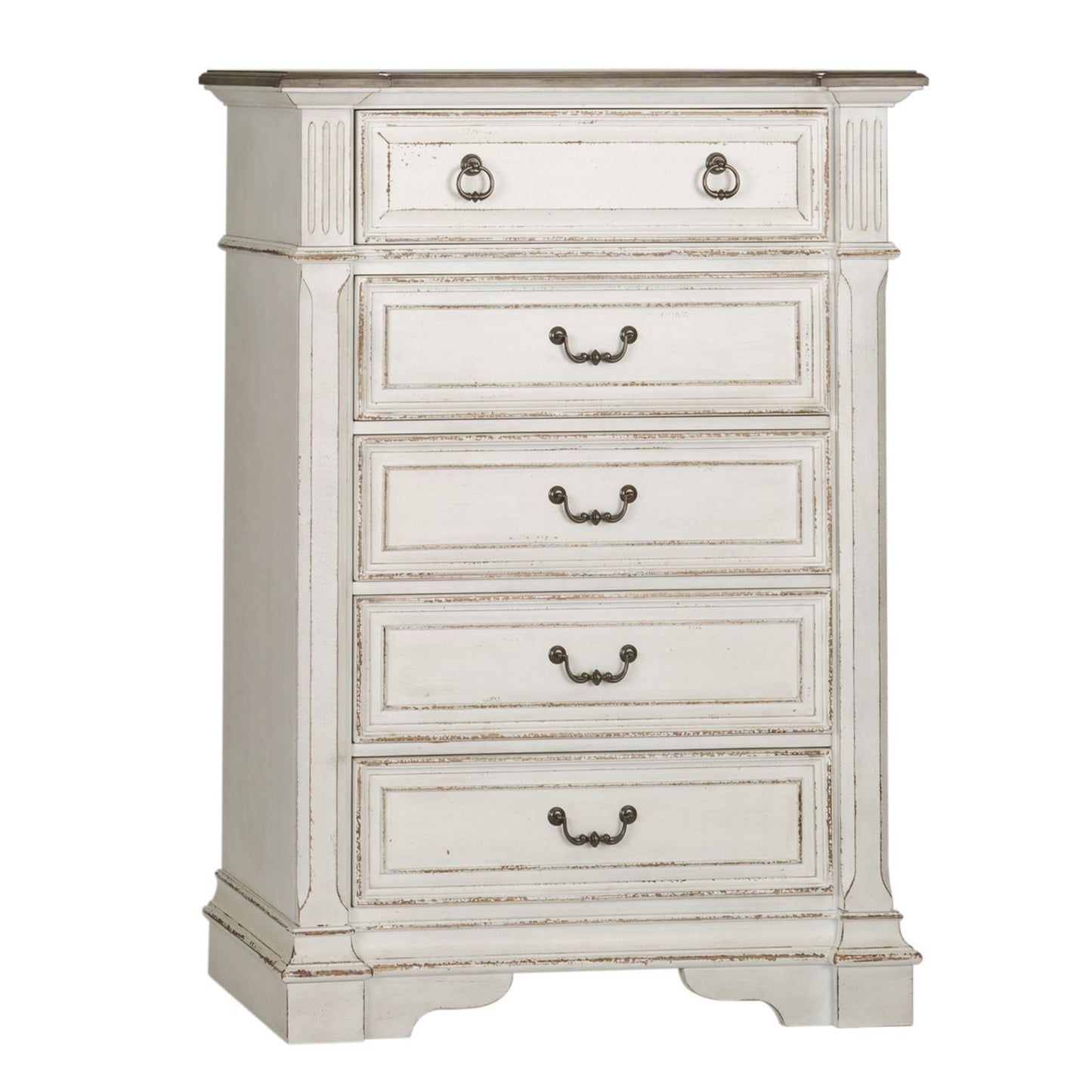 King Uph Sleigh Bed, Dresser & Mirror, Chest, Night Stand