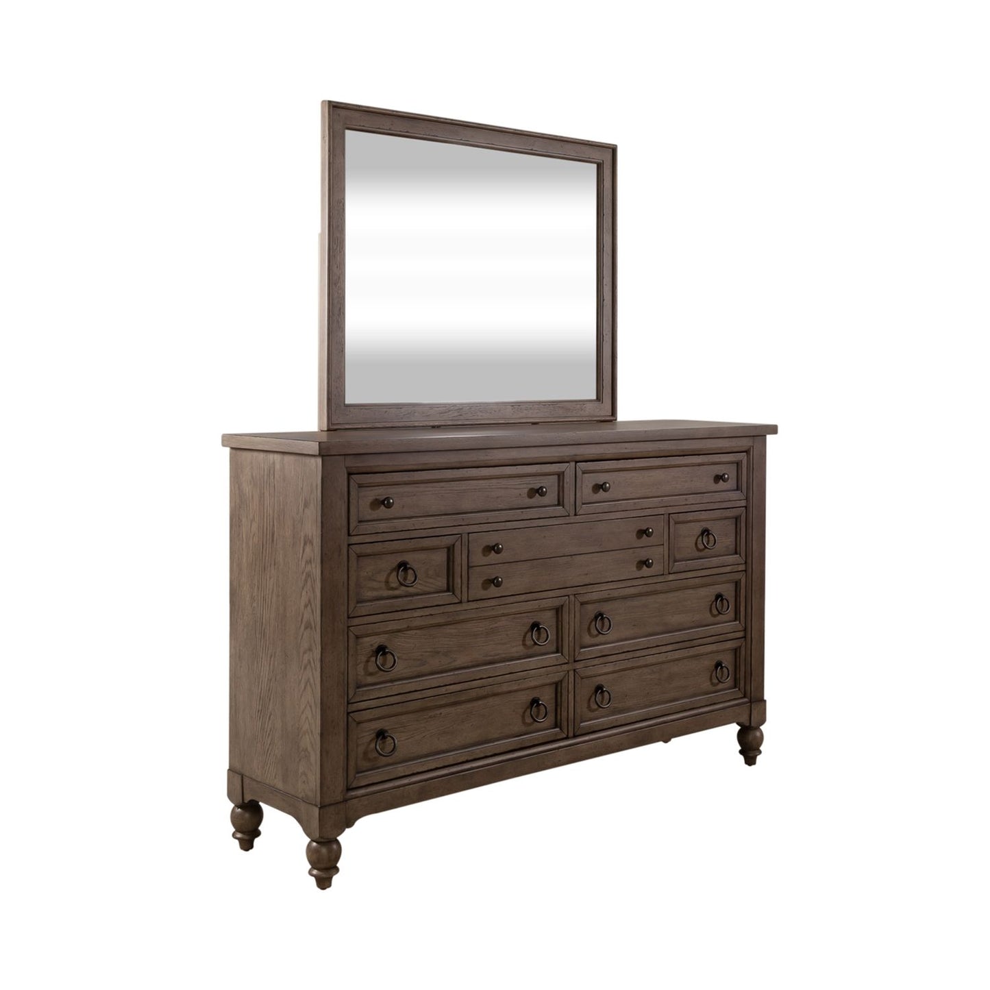 King Sleigh Bed, Dresser & Mirror, Chest, Night Stand