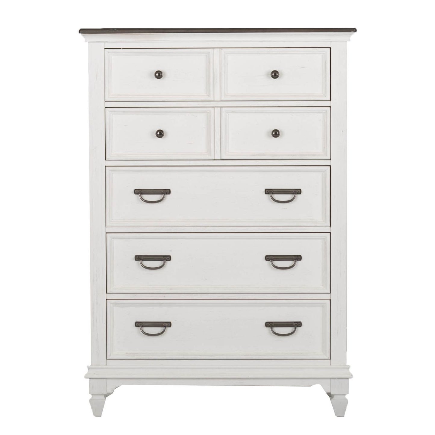 Queen Panel Bed, Dresser & Mirror, Chest