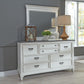 Queen Panel Bed, Dresser & Mirror, Night Stand