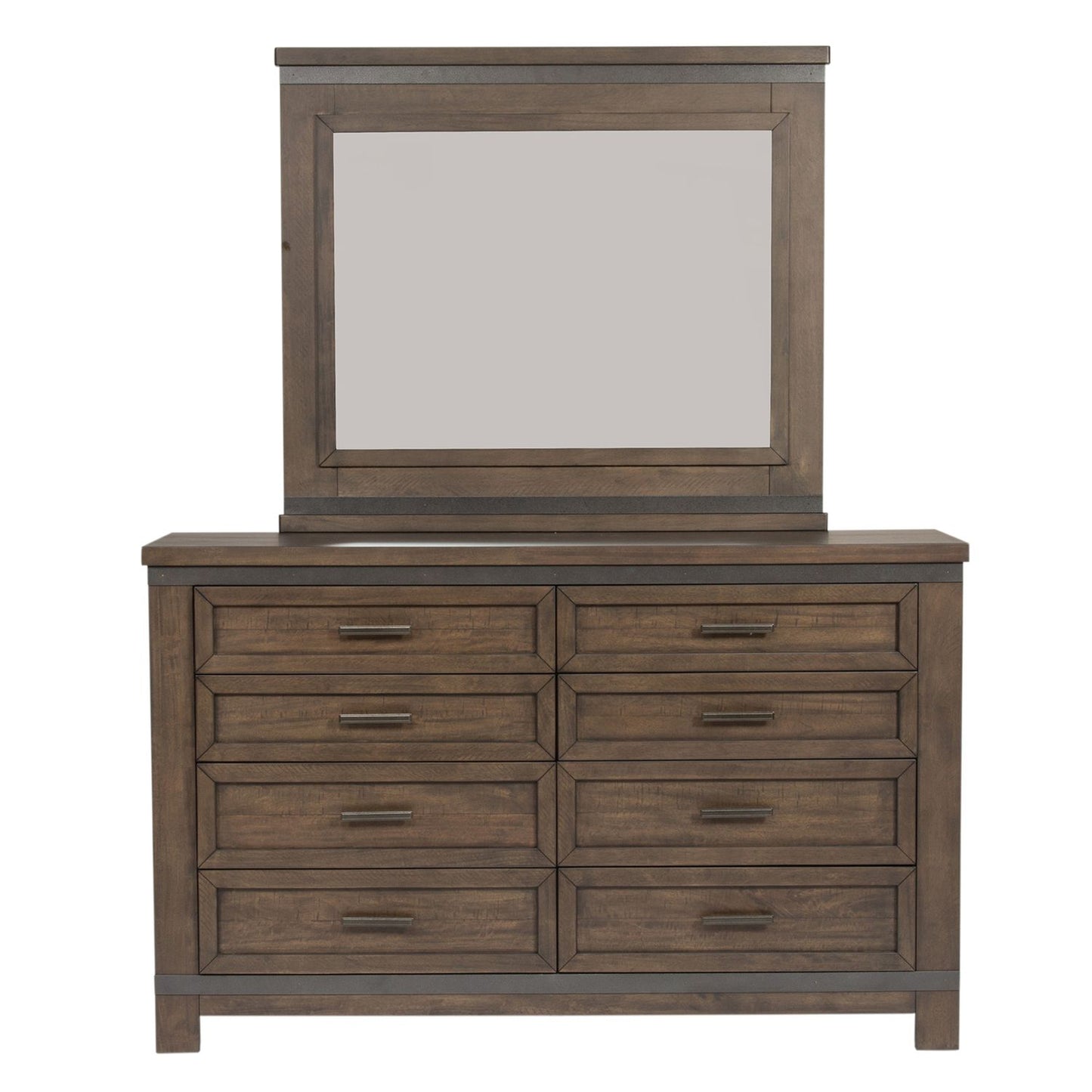 King Bookcase Bed, Dresser & Mirror, Chest, Night Stand