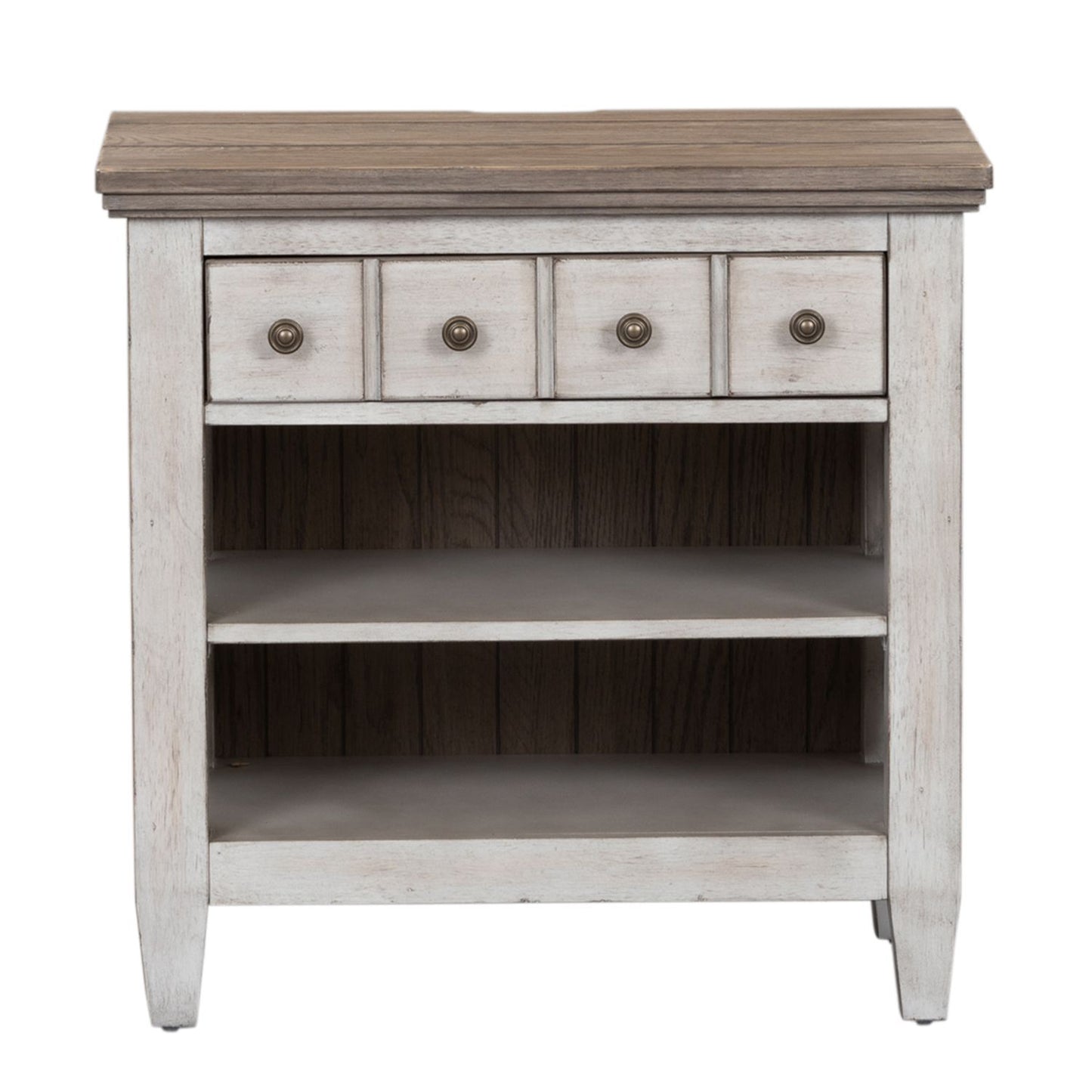 King Panel Bed, Dresser & Mirror, Night Stand