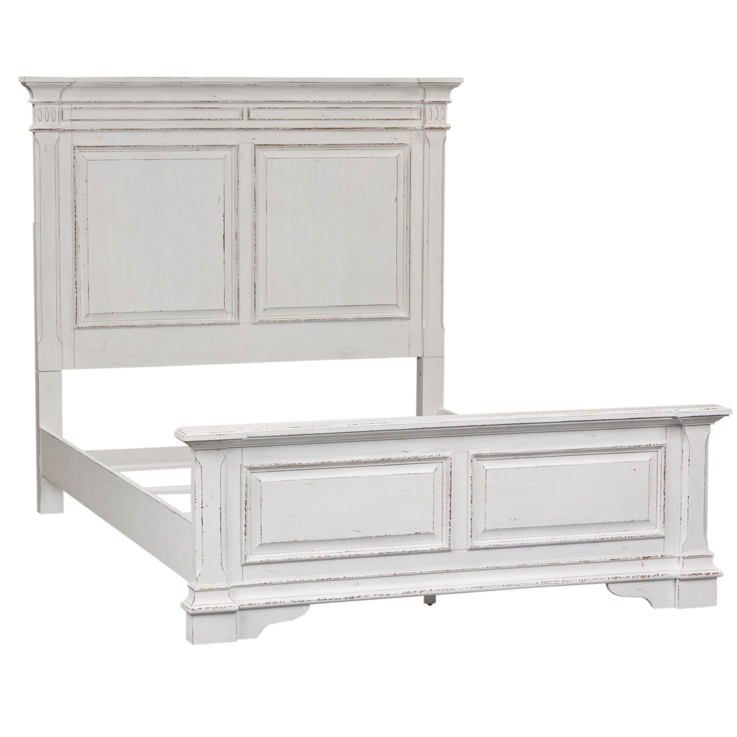 King Panel Bed, Dresser & Mirror, Night Stand