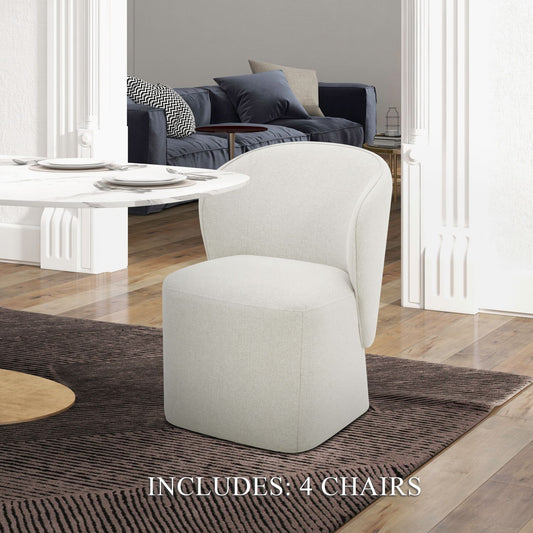 Ivory Accent Dining Chairs - Set of 4