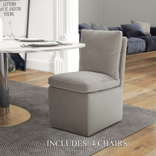 Truffle Accent Dining Chairs - Set of 4