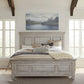 King California Panel Bed, Dresser & Mirror