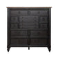 Americana Farmhouse - 12 Drawer Chesser - Black