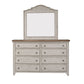 King Poster Bed, Dresser & Mirror, Chest
