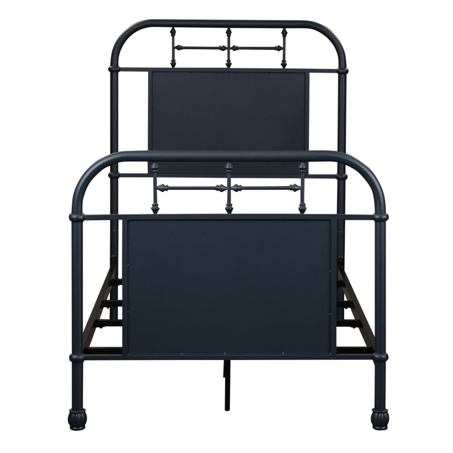 Twin Metal Bed - Navy