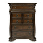 King Sleigh Bed, Dresser & Mirror, Chest
