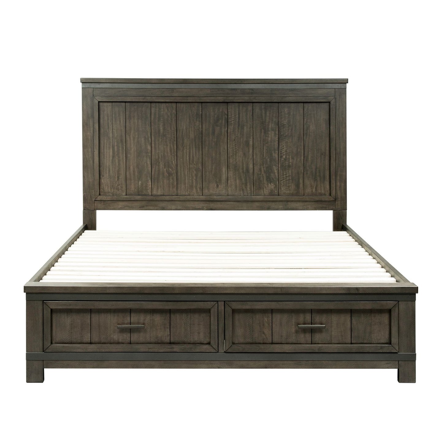 King Two Sided Storage Bed, Dresser & Mirror