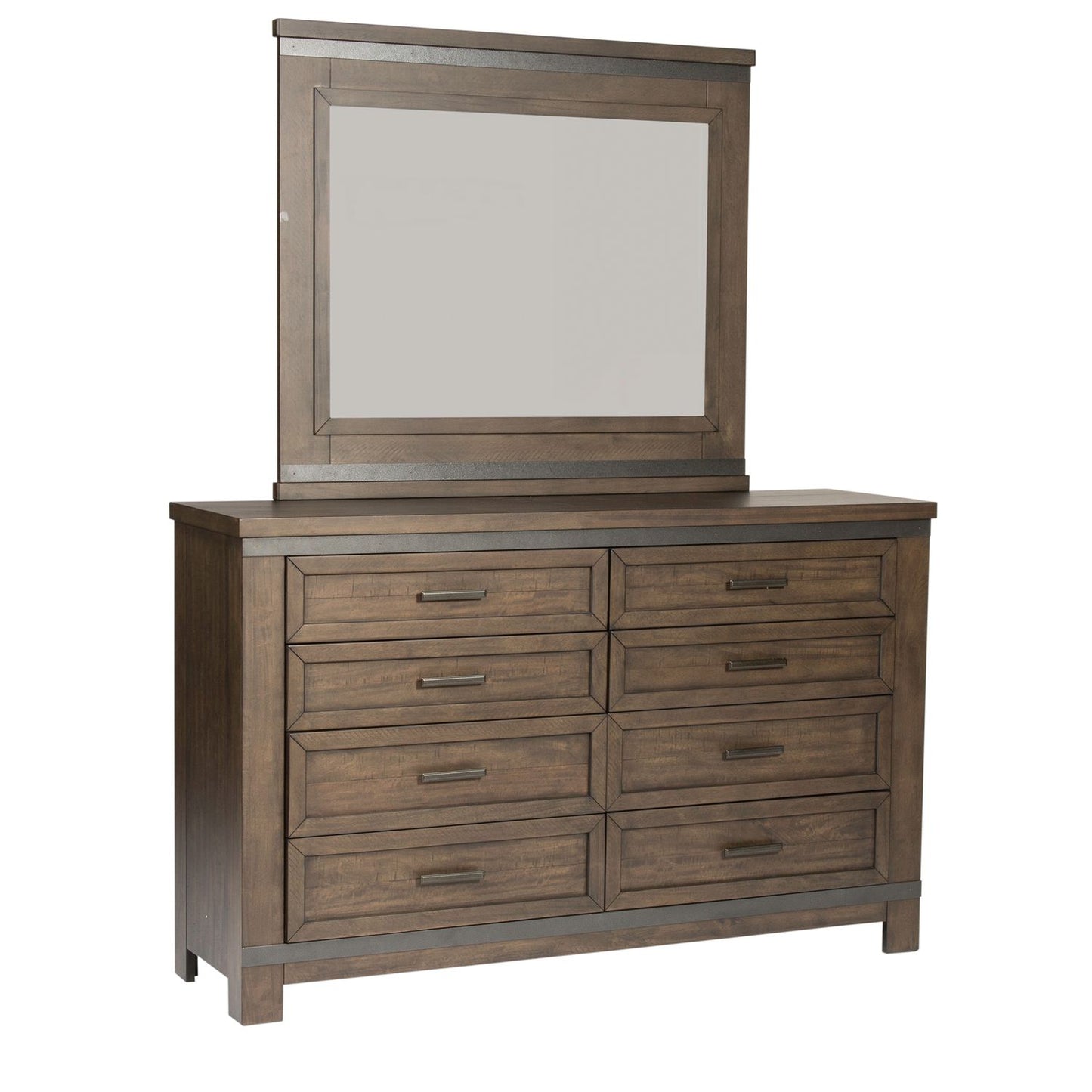 Queen Two Sided Storage Bed, Dresser & Mirror, Chest