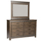 Queen Two Sided Storage Bed, Dresser & Mirror, Chest