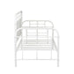 Twin Metal Day Bed - Antique White