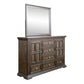 King Panel Bed, Dresser & Mirror