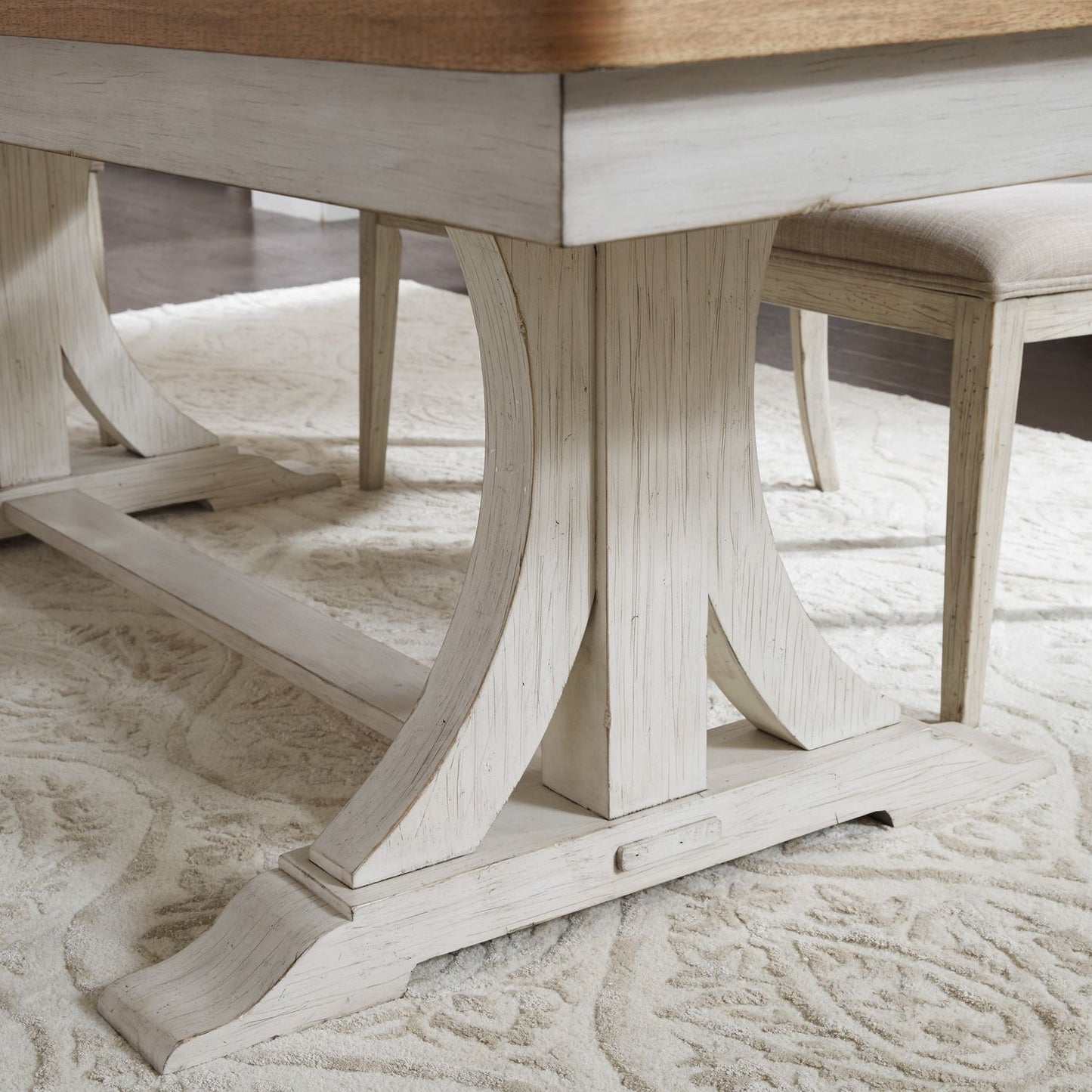 5 Piece Trestle Table Set