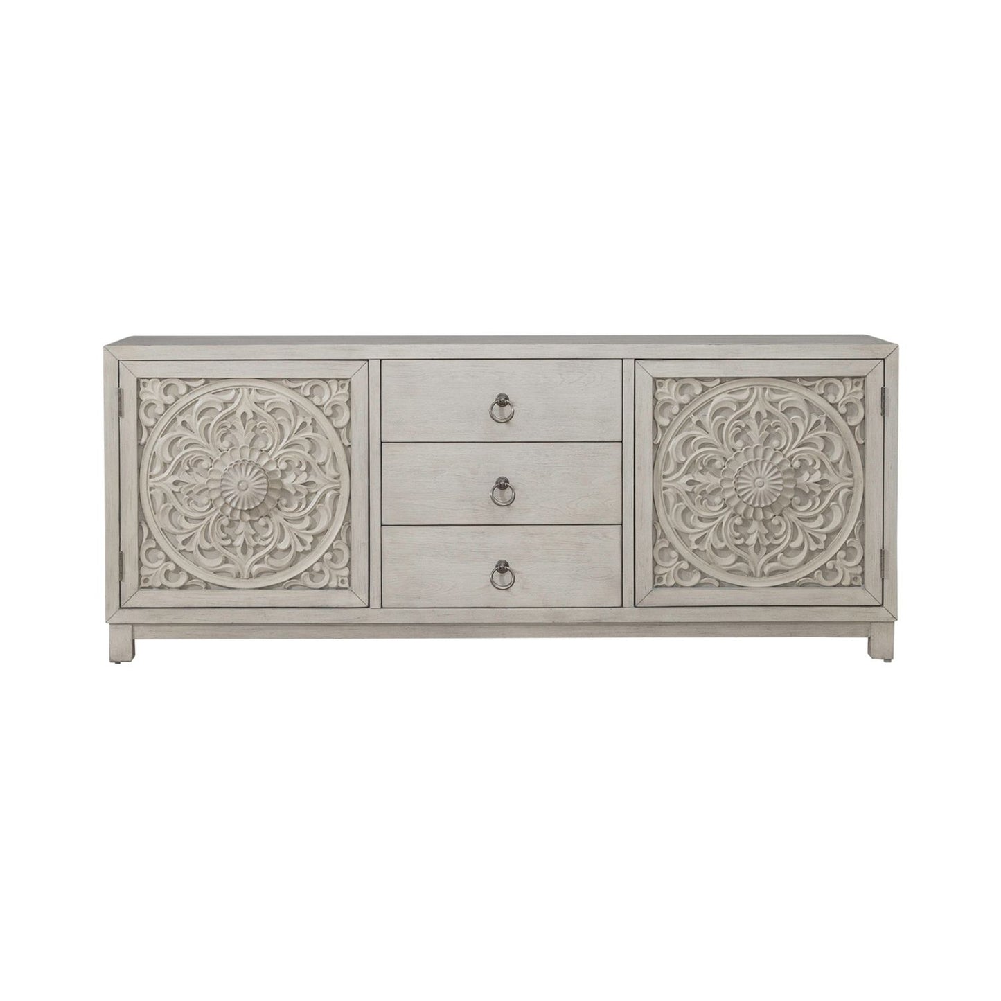 2 Door 3 Drawer Accent Cabinet