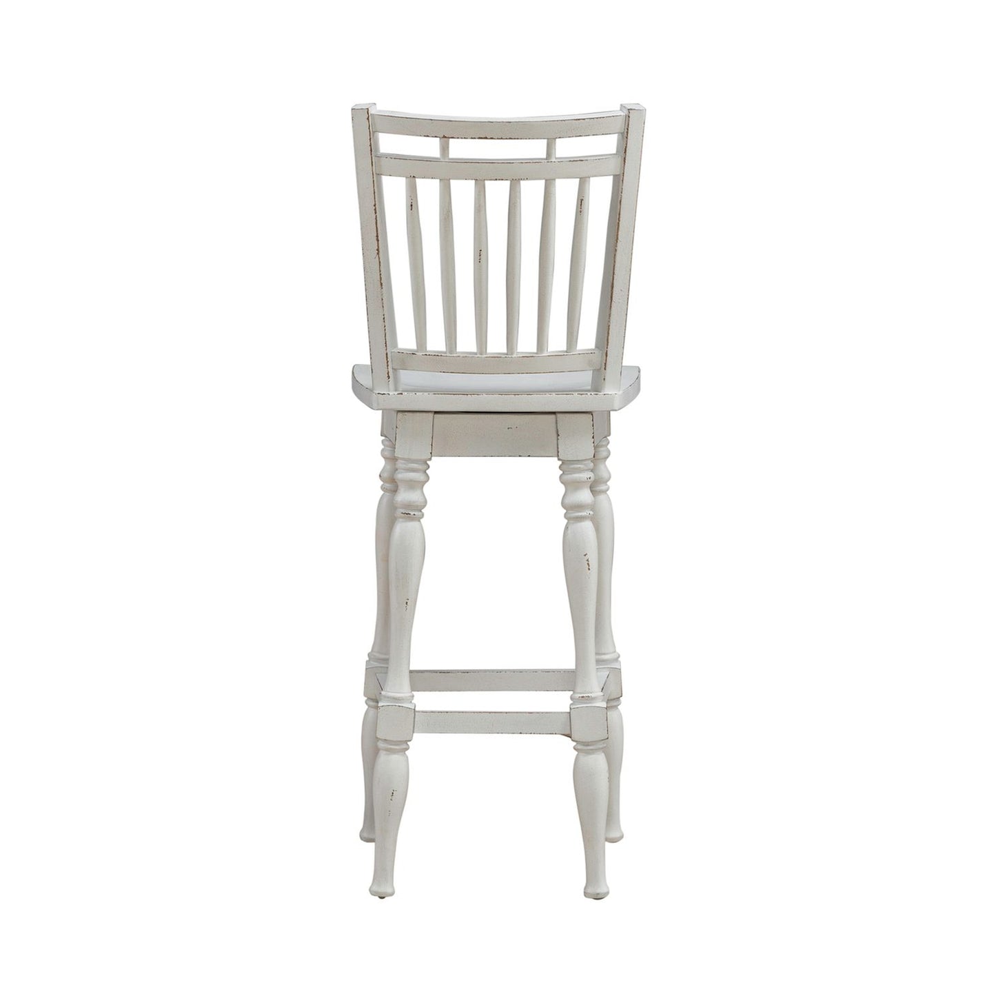 Spindle Back Swivel Bar Stool