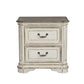 King Uph Sleigh Bed, Dresser & Mirror, Night Stand