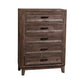 Queen Storage Bed, Dresser & Mirror, Chest, Night Stand
