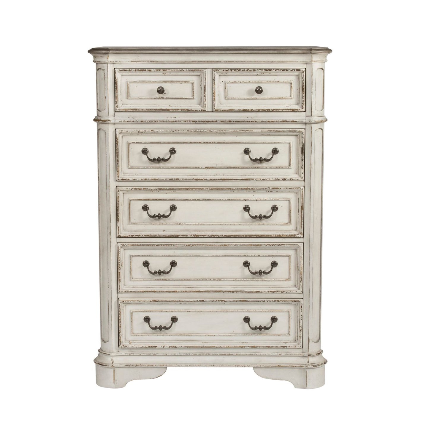 Queen Uph Bed, Dresser & Mirror, Chest, Night Stand