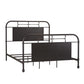 Queen Metal Bed - Black