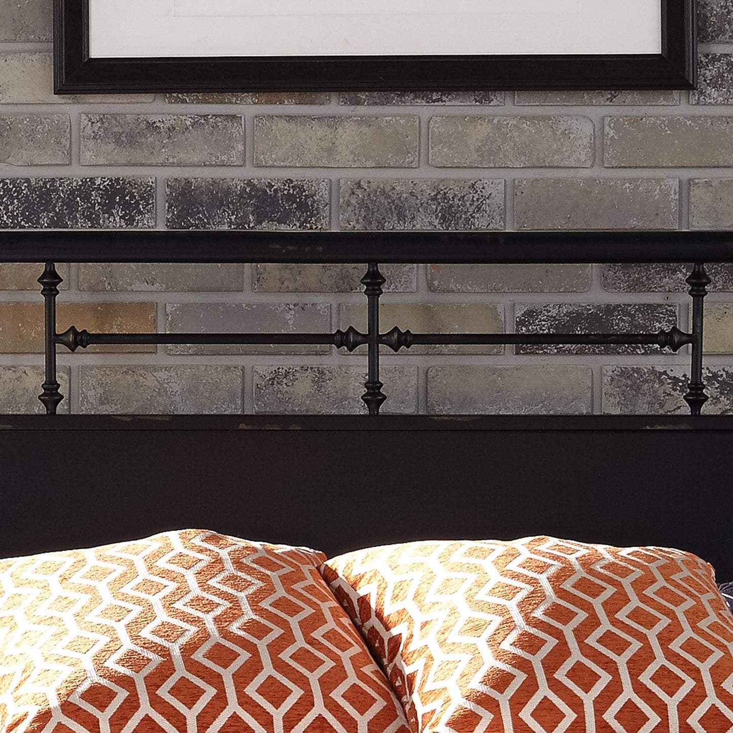 Queen Metal Bed - Black