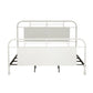 Queen Metal Bed - Antique White
