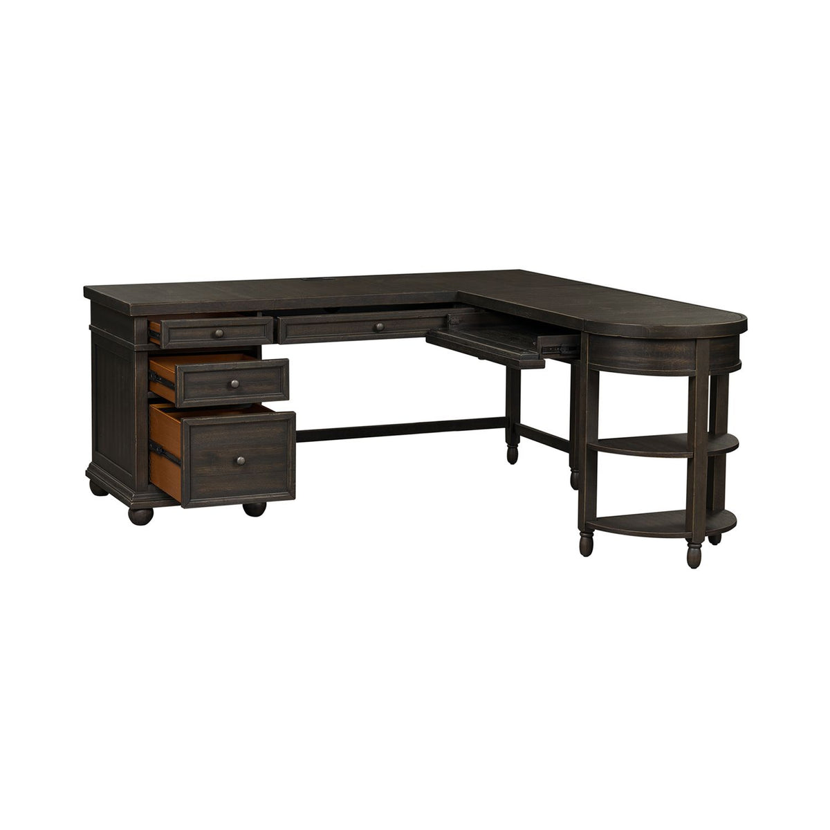 L Shaped Desk Set