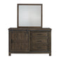 Full Bookcase Bed, Dresser & Mirror