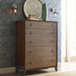 Modern Synergy Motif Maple Drawer Chest