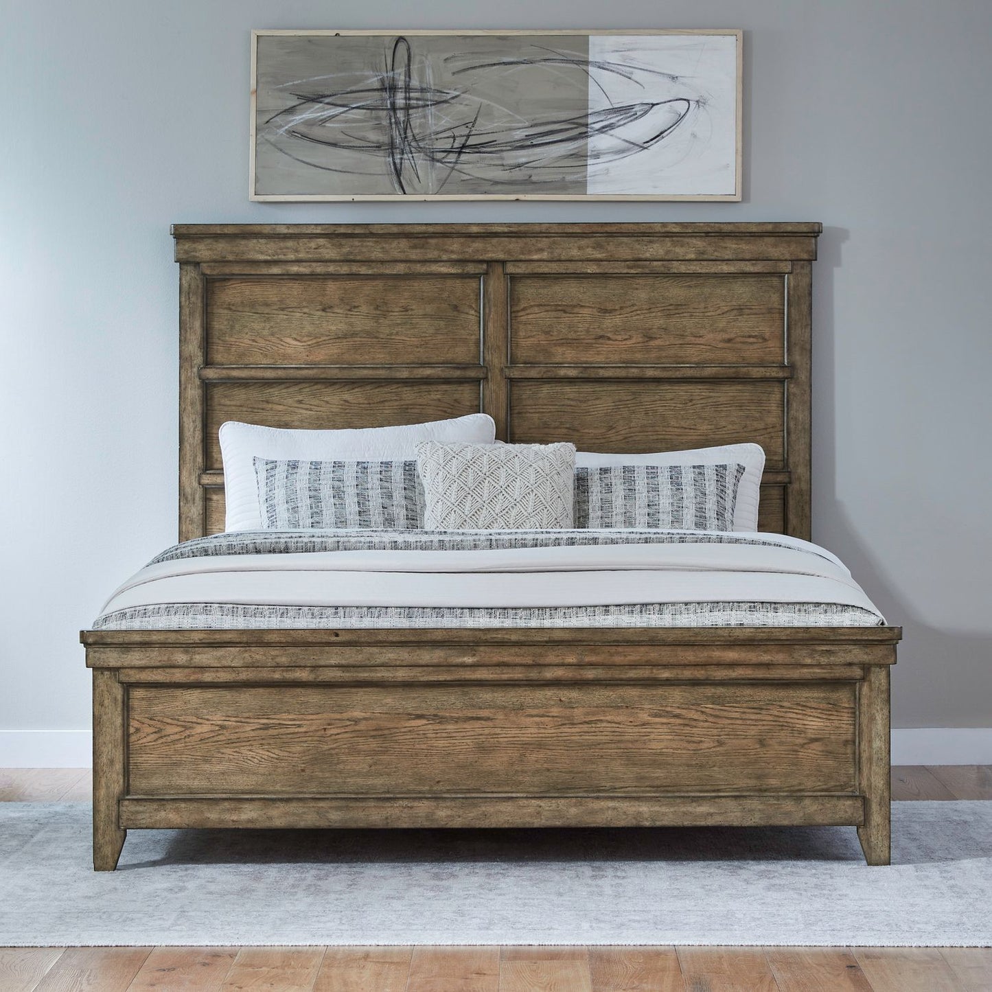 King California Panel Bed