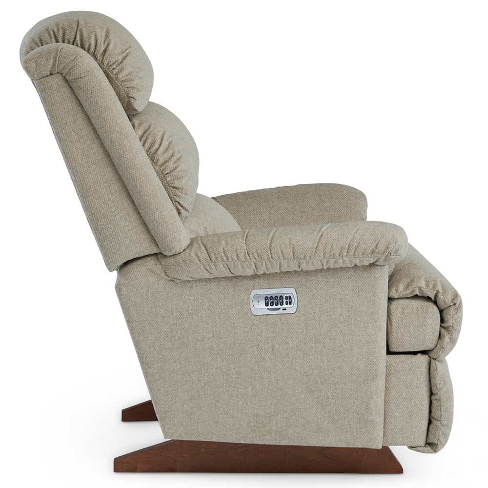 Astor Power Rocking Recliner w/ Headrest & Lumbar