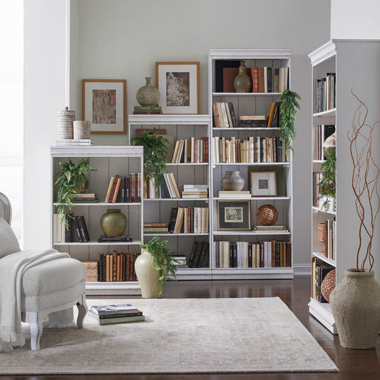 Magnolia Manor - Stepped Bookcase Wall