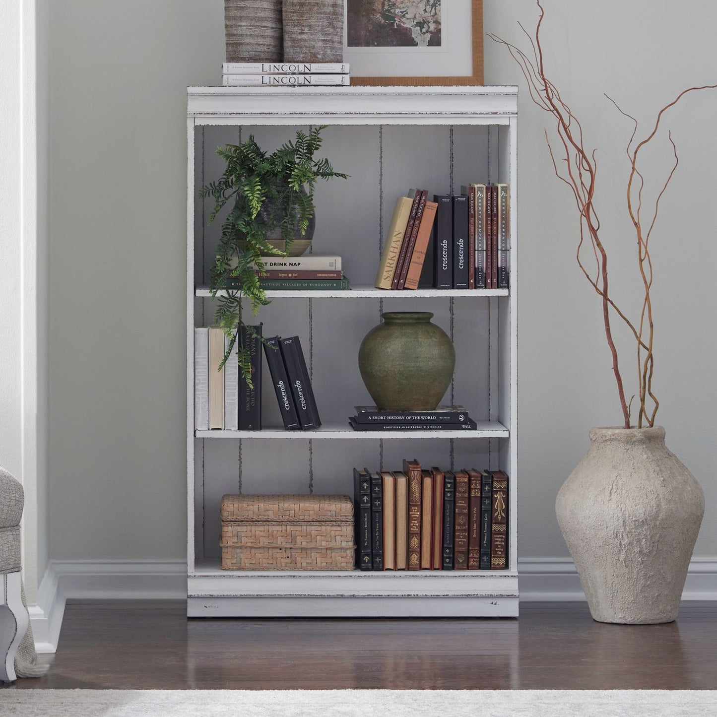 Magnolia Manor - 48 Inch Bookcase (RTA)