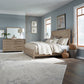 Queen Panel Bed, Dresser & Mirror