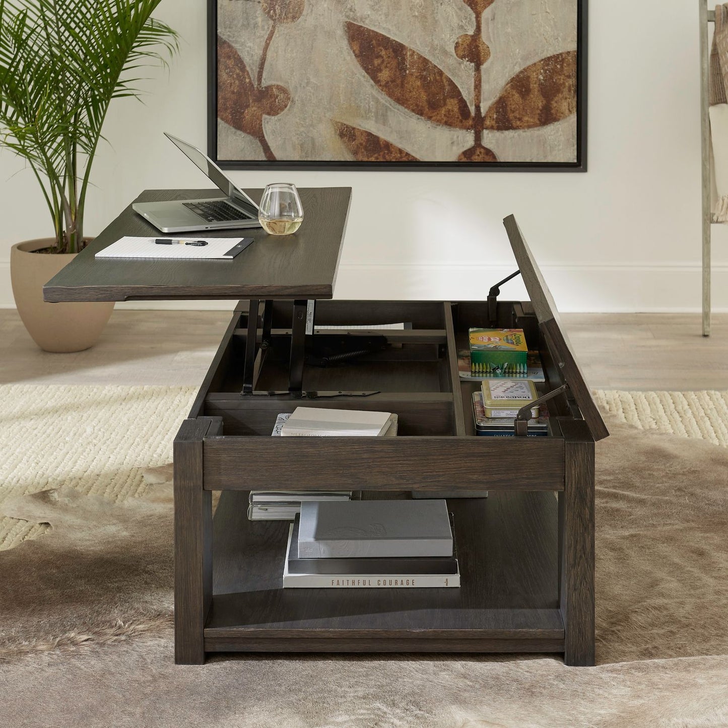Lift Top Cocktail Table